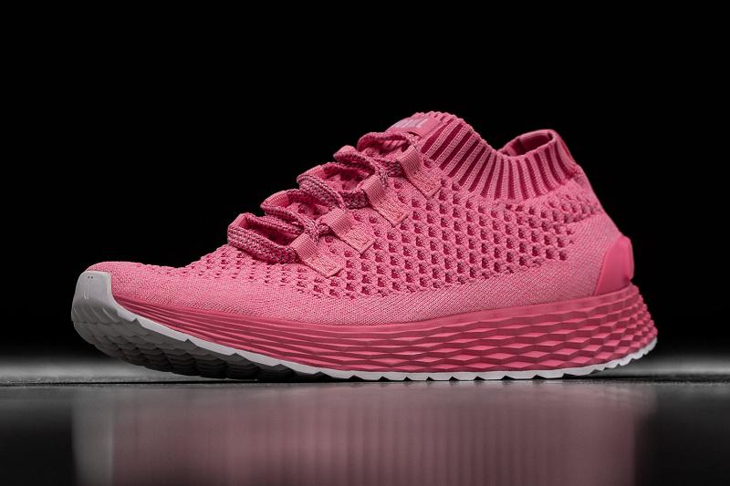 Light / Pink Nobull Bright Knit Runner Women's Running Shoes | CA Q1765M